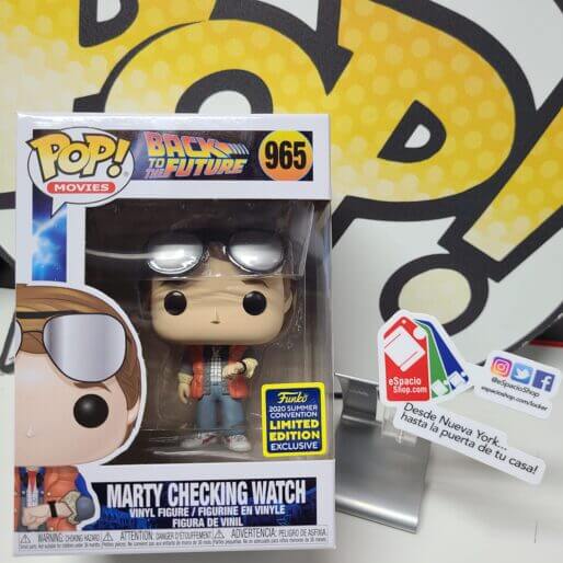 Funko Pop! Volver Al Futuro: Marty Checking Watch - SDCC 2020 - Image 3