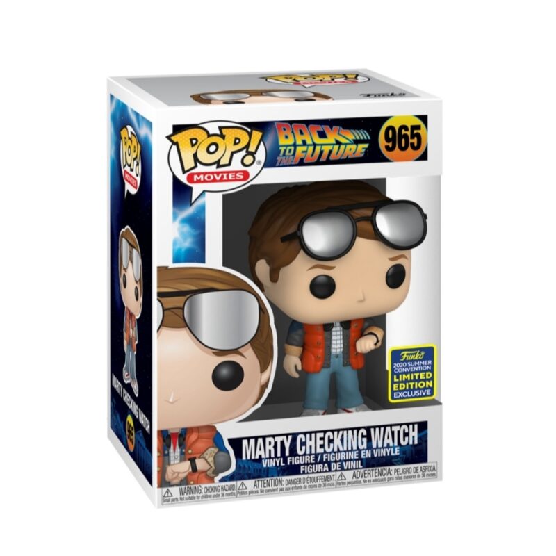 Funko Pop! Volver Al Futuro: Marty Checking Watch - SDCC 2020 - Image 2