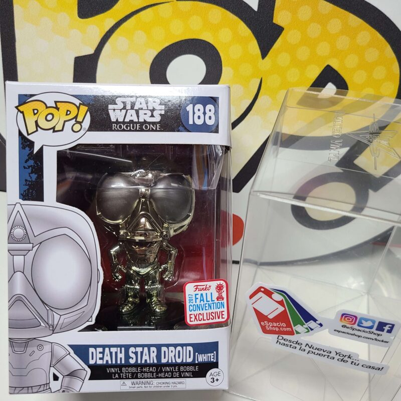 Funko Pop! Star Wars: Death Star Droid (White) – NYCC 2017 - Image 3