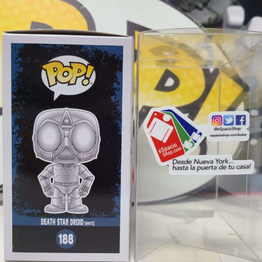 Funko Pop! Star Wars: Death Star Droid (White) – NYCC 2017 - Image 4