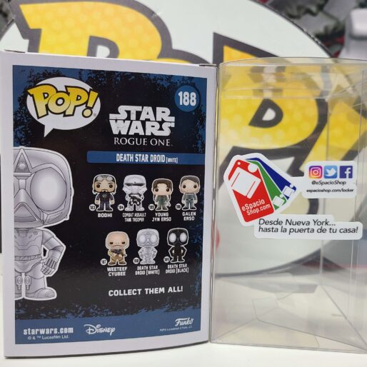 Funko Pop! Star Wars: Death Star Droid (White) – NYCC 2017 - Image 5