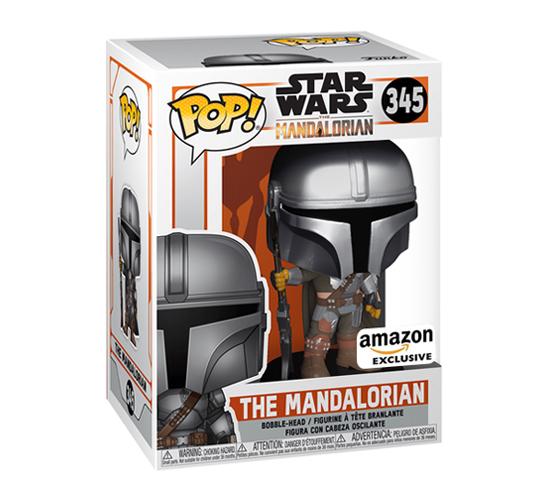 Funko Pop! Star Wars: The Mandalorian (Chrome Armor) - Amazon Exclusive - Image 2