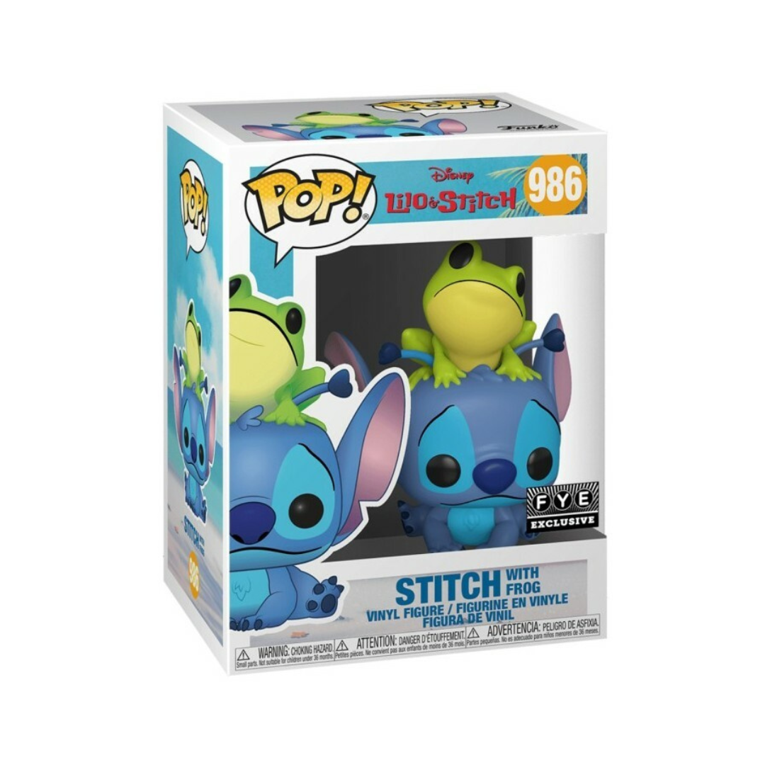 Funko Pop! Disney: Lilo & Stitch: Stitch with Frog - FYE - Image 2